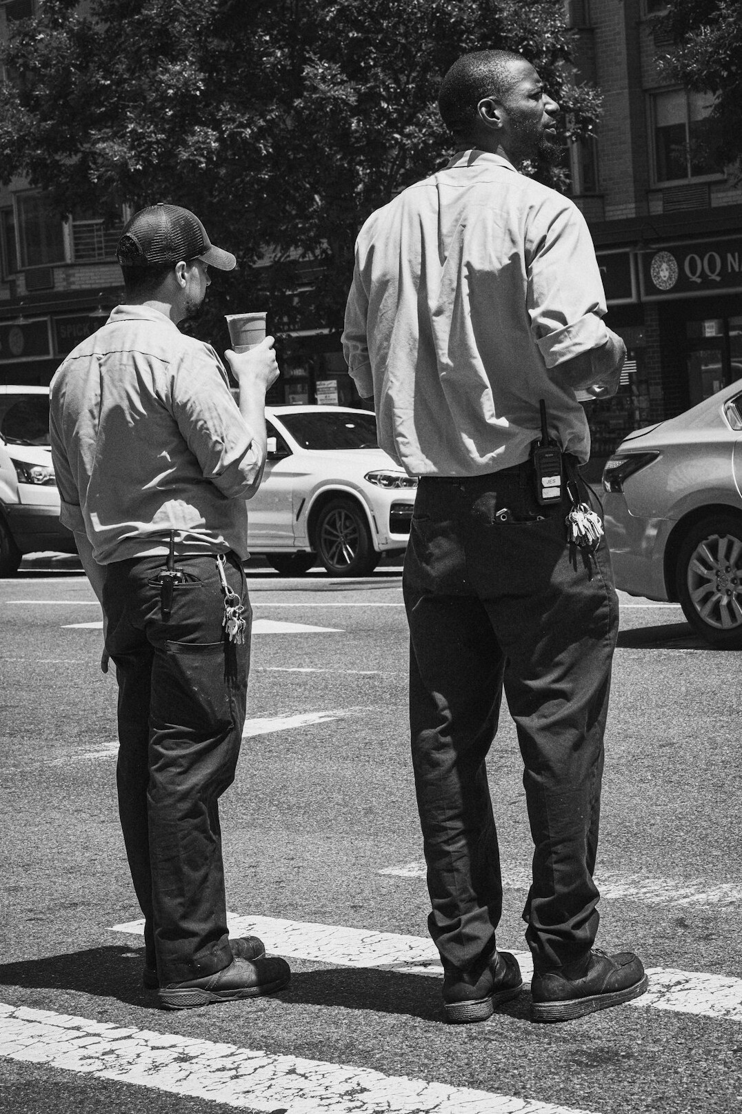 detective arresting shoplifter
